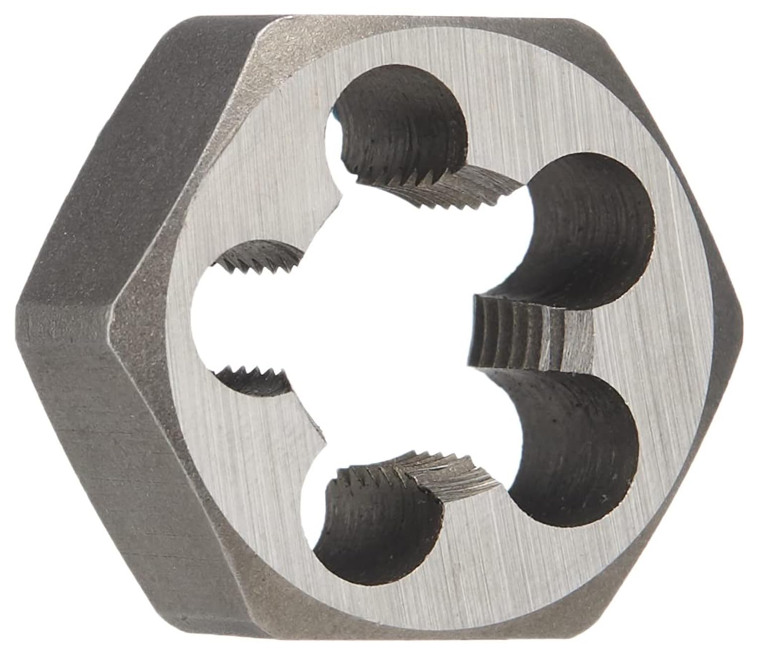 HSS-America DWT Carbon Stahl Sechskant Schneideisen (# 4–101,6–12,7 cm-8, M1,6 x Ring – M50 x 1,5, Standard und Linke Hand), unbeschichtet (hell) Finish, m30 x 1.5, 1