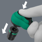 Wera 05005530001 8100 SB 12 Zyklop Comfort Knarrensatz, Umschalthebel, 3/8"-Antrieb, metrisch, 16-teilig