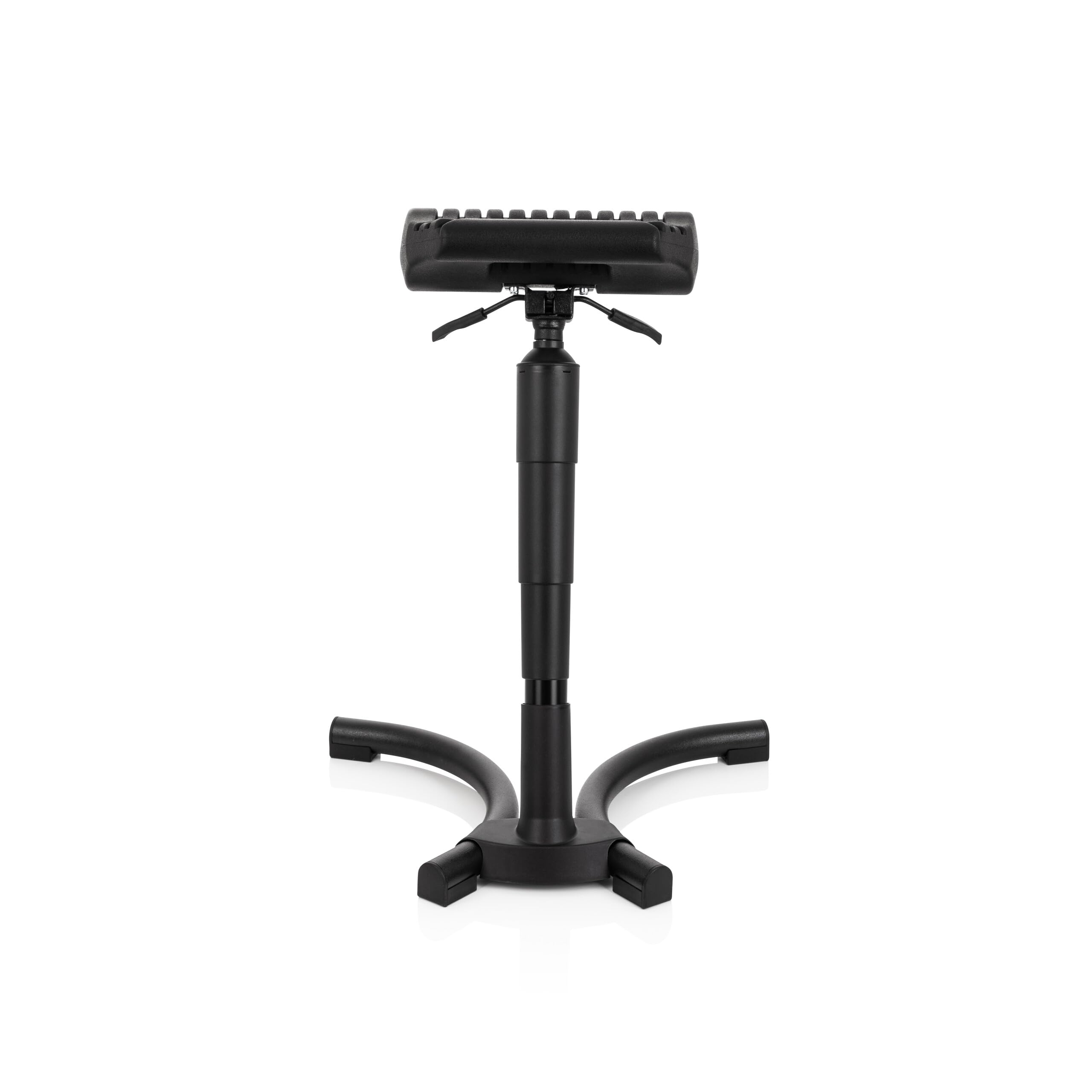 hjh OFFICE 830025 Stehhilfe TOP Work 33 Hartschaum/Metall bequemer Arbeitsstuhl, Stehhocker ergonomisch, höhenverstellbar