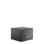 Burg Wächter Möbeltresor mit Schlüssel, Home-Safe, Sicherheitsstufe B, Feuerschutz DIN 4102, VdS-geprüft, ECB-S zertifiziert, 20,6 l, 30 kg, H 210 S, Schwarz, 20,6 Liter
