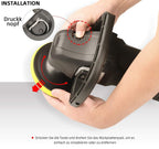 Poliermaschine, SPTA 125mm/150mm/180mm Polierer mit Variable Geschwindigkeit Profiset - Schleifmaschine 1200 Watt Set + Polierschwamm Zubehörset, Polierteller, Wollscheibe für Auto KFZ Boot -SPTA0020