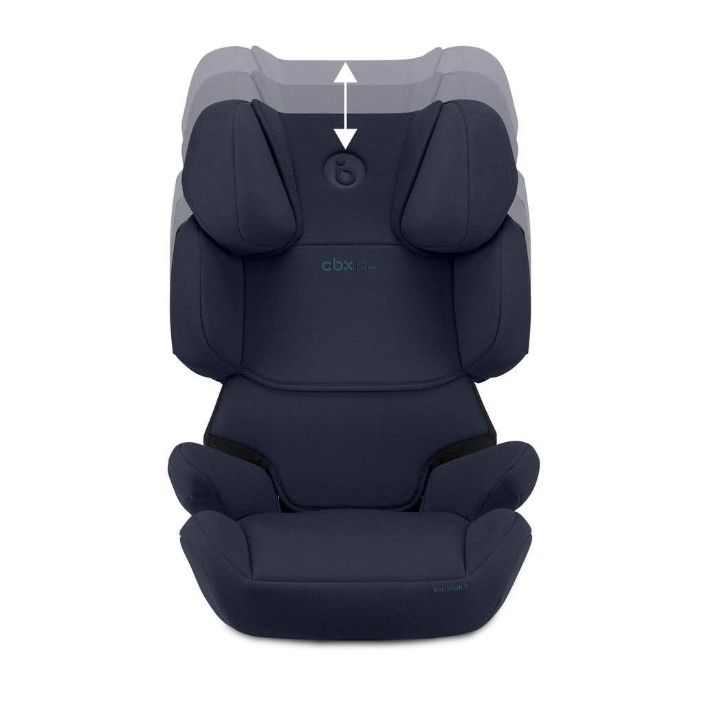 CBX by CYBEX Kinder-Autositz Solution X i-Fix, Für Autos mit und ohne ISOFIX, Ab ca. 3 bis 12 Jahre (100 - 150 cm), Ab ca. 15 bis 50 kg, Blau