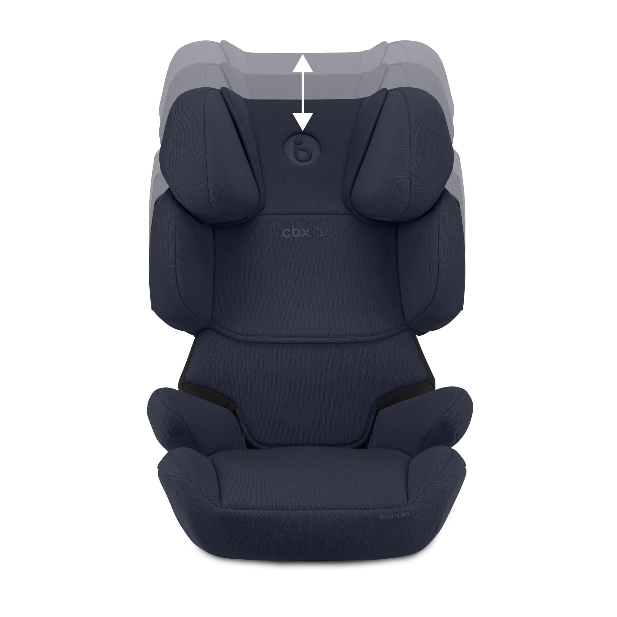 CBX by CYBEX Kinder-Autositz Solution X i-Fix, Für Autos mit und ohne ISOFIX, Ab ca. 3 bis 12 Jahre (100 - 150 cm), Ab ca. 15 bis 50 kg, Blau