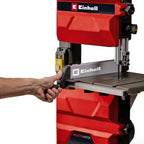 Einhell Bandsäge TC-SB 245 L (400W, max. Sägebandgeschwindigkeit 726m/min, 245 mm Durchlassbreite, max. Schnitthöhe 101 mm, neigbarer Sägetisch, Parallel- und Winkelanschlag, Absauganschluss)