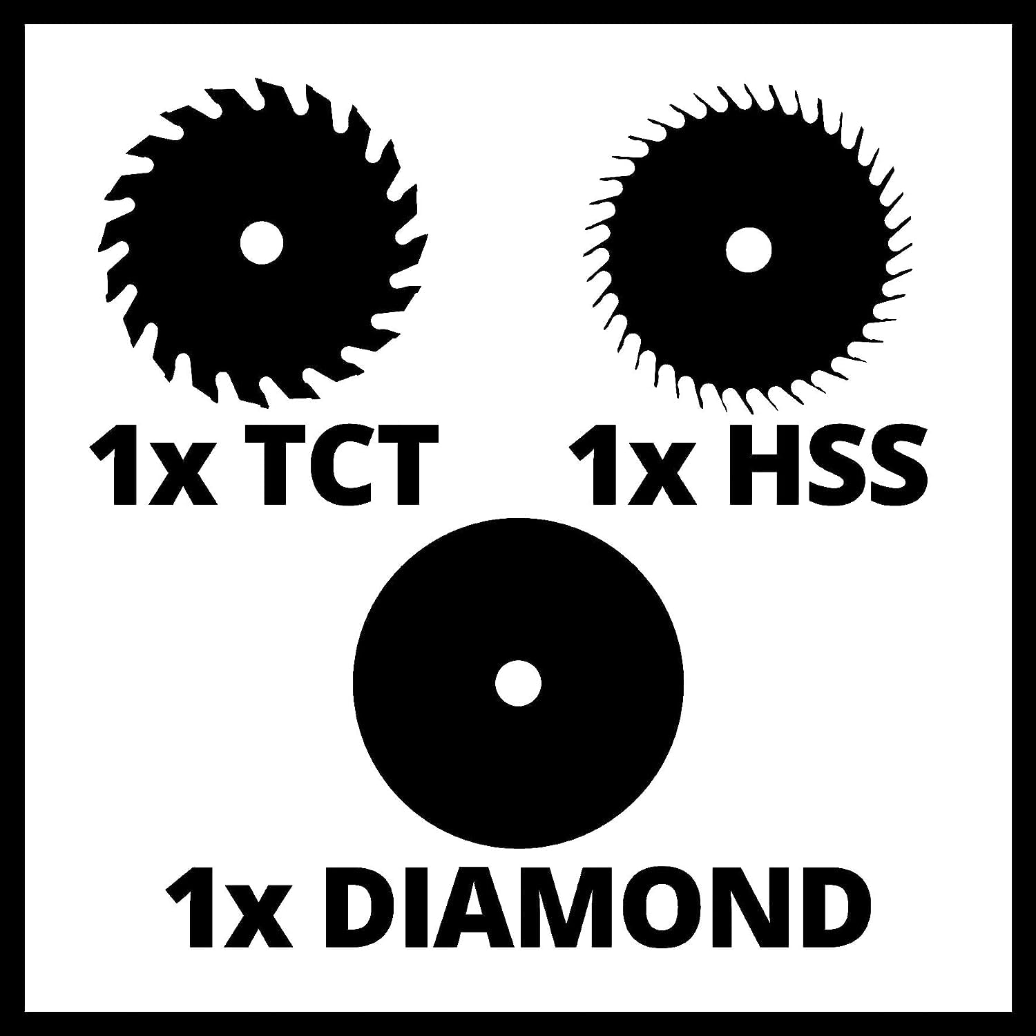Einhell Mini-Handkreissäge TC-CS 89 (600 W, 7200 min^-1, 27 mm Schnitttiefe, 10 mm Sägeblattaufnahme, Spindelarretierung, TCT Sägeblatt, Parallelanschlag)
