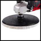 Einhell Polier- und Schleifmaschine CC-PO 1100/1E (1.100 W, bis 3.500 min-1, Drehzahlelektronik, Spindelarretierung, Kletthaftung, inkl. 1x Schaumstoffaufsatz, 2x Synthetikpolierhaube, Schleifpapiere)