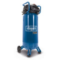 Scheppach Druckluft Kompressor stehend HC51V | 1500W mit 10bar Druck | 50L Kessel | Ansaugleistung 220 l/min | ölfrei/wartungsarm | Druckminderer, Fahrvorrichtung & 2 Schnellanschlusskupplungen