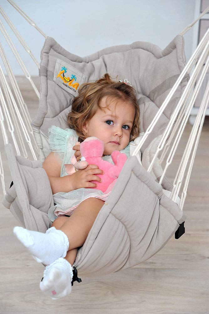 Lola Bella Chica 4in1 Babywiege Babyhängematte | Öko-Tex Zertifiziert | mit Lammfell