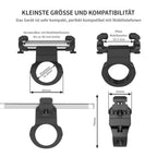 UPPEL NEUESTE Handyhalterung Fahrrad um 360 ° Drehbarer Handyhalter Fahrrad Lenker Handyhalterung Motorrad für Phone 12 Pro Max, Galaxy S9, S1, Note 20 und mehr, 3,5–7in Handy – 2,1–3,5 in Breite