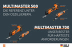 Fein Akku Multimaster AMM 500 Plus Top AS (18 V, ohne Akku Multitool, StarlockPlus, AMPShare, inkl. Zubehör-Set zum Sägen/Schleifen in Holz + Metall, Multifunktionswerkzeug, in L-Boxx) 71293863000