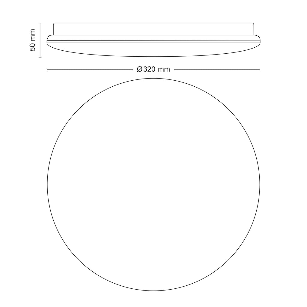 PHILIPS Moire Wand- und Deckenleuchte, 17W, warmweiß, warmweiß, weiß