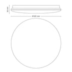 PHILIPS Moire Wand- und Deckenleuchte, 17W, warmweiß, warmweiß, weiß