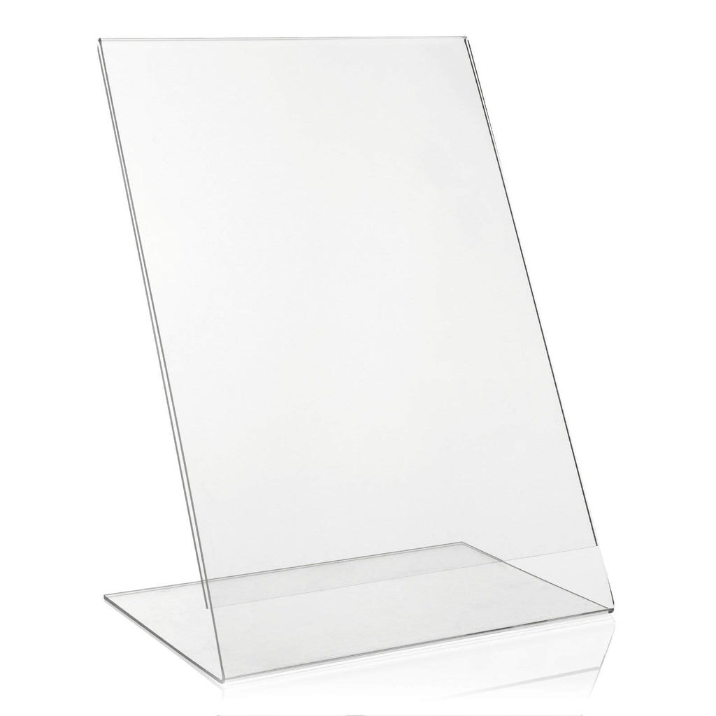 DIN A3 Werbeaufsteller/L-Ständer/L-Aufsteller im Hochformat/Tischaufsteller aus original PLEXIGLAS®