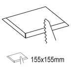 EGLO LED Einbaustrahler Fueva 5, L x B 16,6 cm, Spot aus Stahl und einer Kunststoff Leuchtfläche, Einbauleuchte in Schwarz, Weiß, Einbauspot flach, geringe Einbautiefe 26 mm, neutralweiß