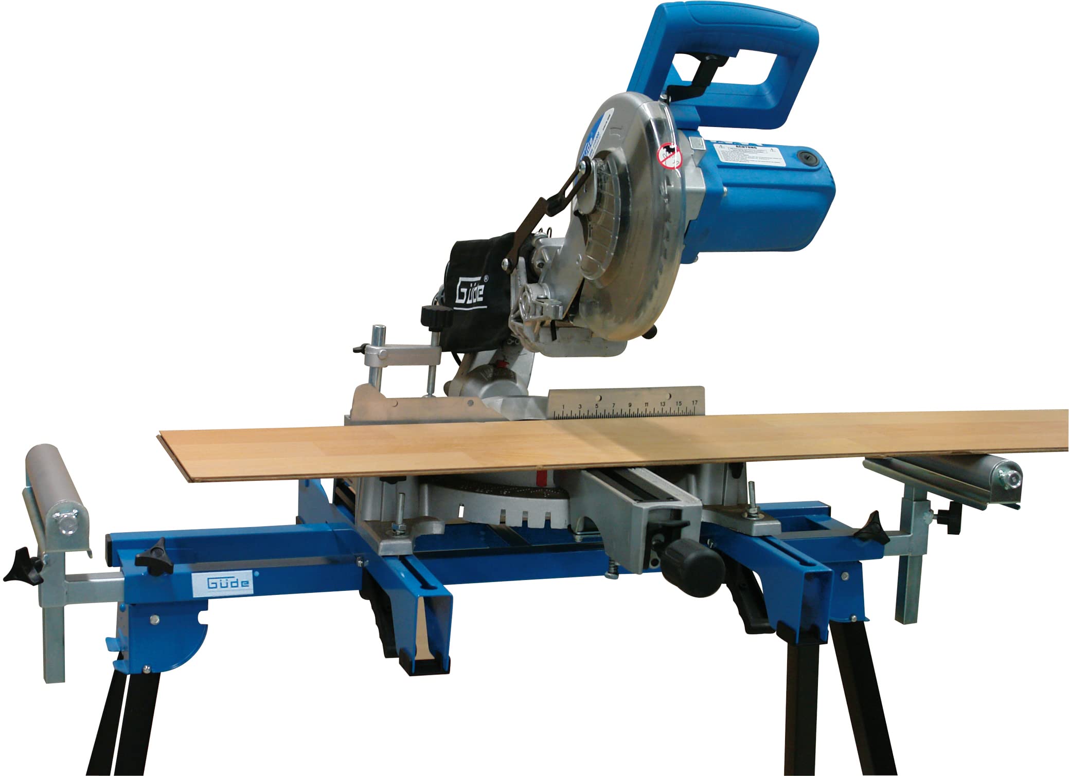 Güde Uni-Maschinen-Gestell GUG 135 (max. Spannweite: 1530 mm, max. Traglast: 100 kg, Auszug Rollenführung: 0-340 mm, Höhenverstellung Rollenführung: 0-145 mm, Rollenführung mit beidseitigem Anschlag)