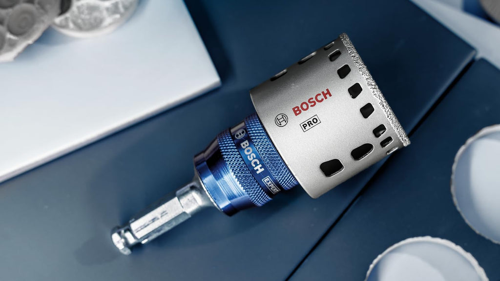 Bosch 1x PRO Tile Power Change Plus Lochsäge (für Harte Fliesen, Weiche Fliesen, Ø 68 mm, Professional Zubehör Bohrmaschine)