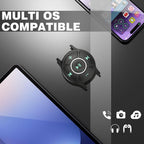 Doohoeek Bluetooth Fernbedienung mit Armband für iPhone & Android Phone, Tragbare Anruf/Musik/Foto-Fernsteuerung bei Outdoor Sport, Skifahren, Motorrad, Fahrad, IPX7 Wasserdicht