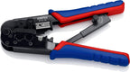 KNIPEX Crimpzange für Westernsteckermit Mehrkomponenten-Hüllen 190 mm, 97 51 10