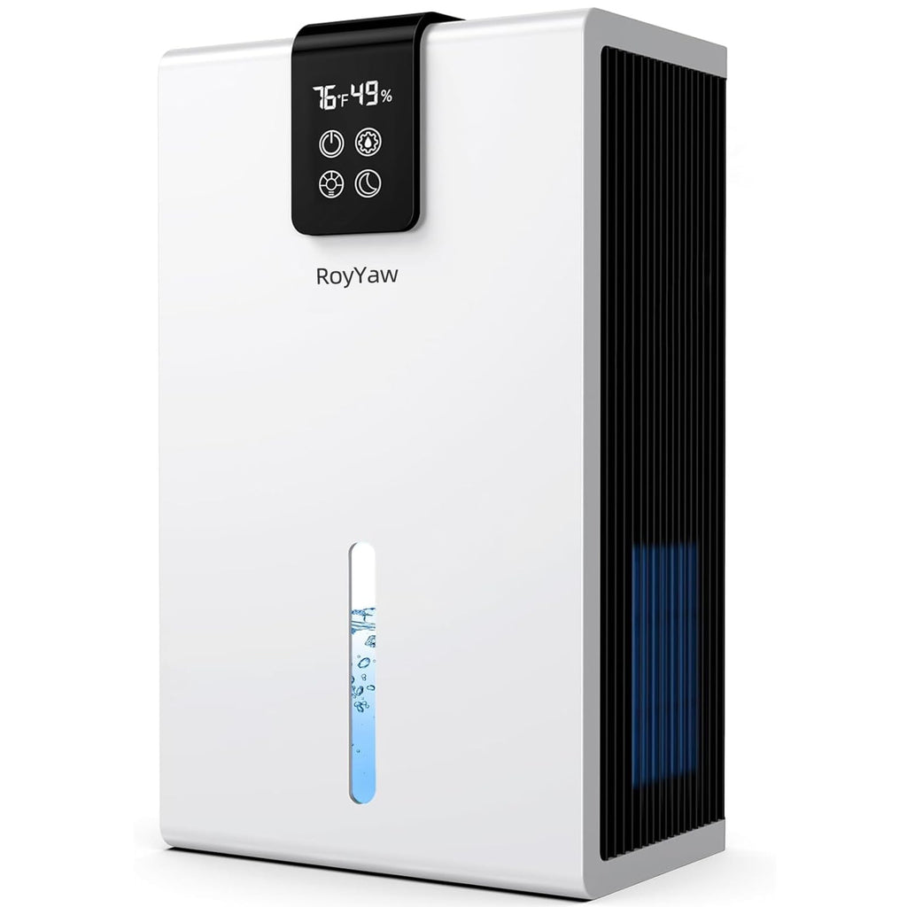 Luftentfeuchter Elektrisch, Ultra Leiser Raumentfeuchter, 2700ml Luftentfeuchter mit LED Display, Automatisches Abtauen' Schlafmodus, Gegen Feuchtigkeit Schimme, Ideal für Badezimmer Schlafzimmer