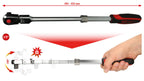 KS Tools 914.1220 1/2" SlimPOWER Teleskop-Gelenk-Umschaltknarre, 72 Zahn
