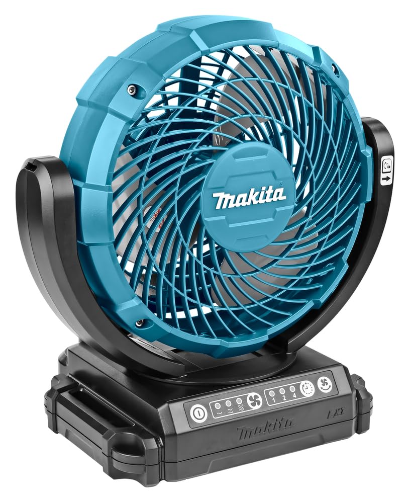 Makita DCF102Z Akku Lüfter 18 V (ohne Akku, ohne Ladegerät), Blau, 101