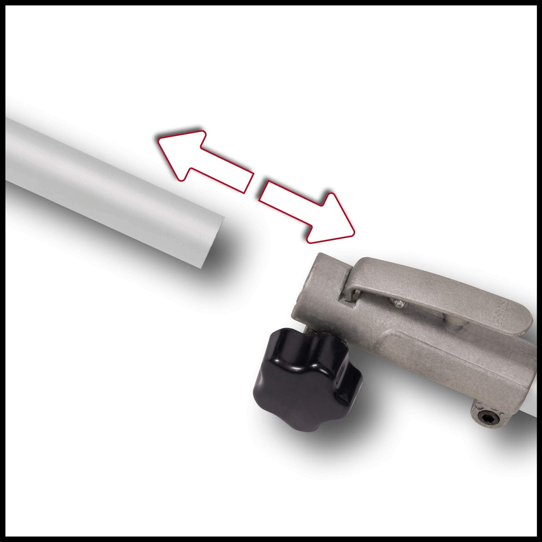 Einhell Benzin-Sense GC-BC 36-4 S (1 kW, 42 cm Schnittbreite Faden, 25.5 cm Schnittbreite Messer, Alu-Hand-/Bikegriff mit Bedienelementen, Alurohrführungsholm, 3-Zahn-Messer + Doppelfadenspule)