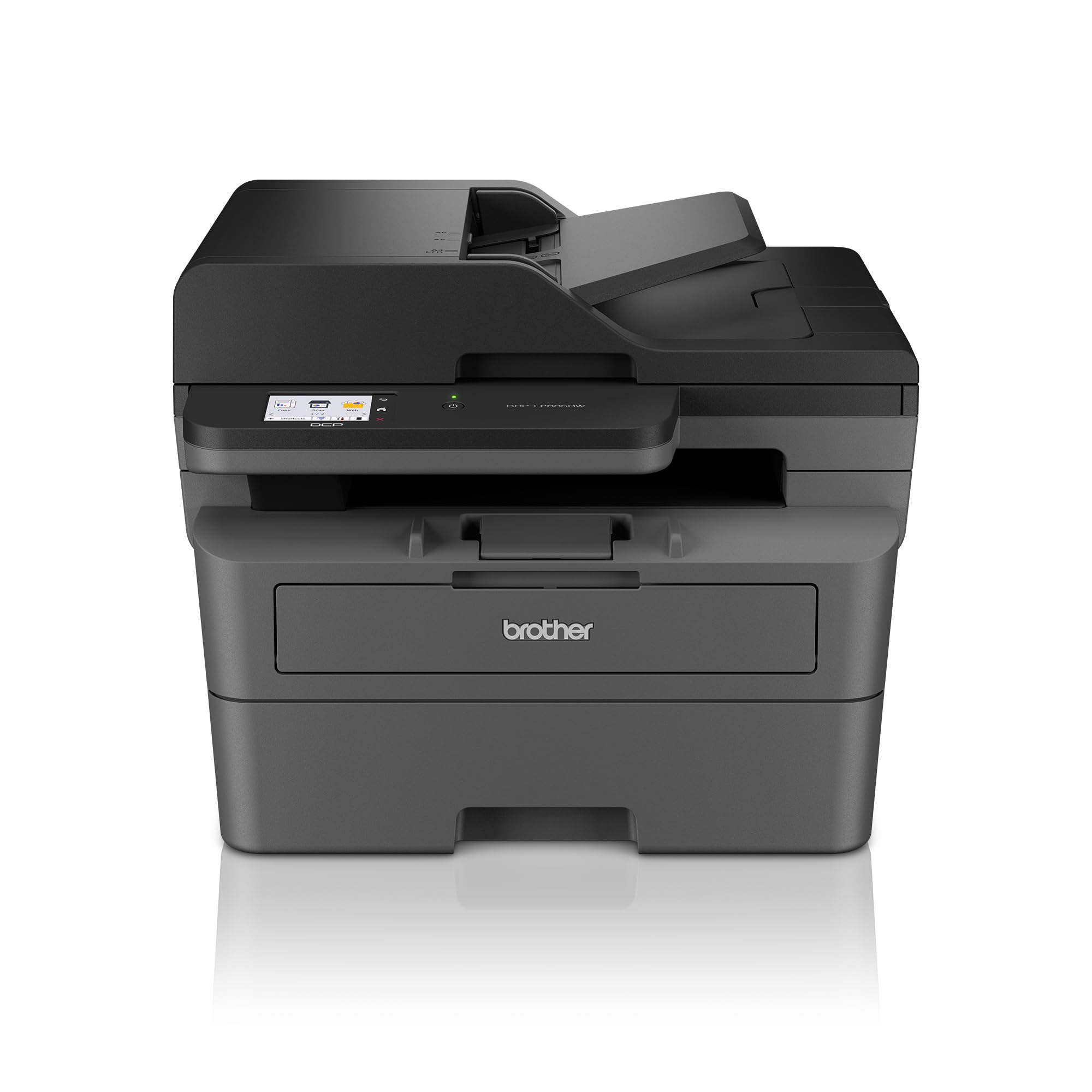 Brother DCP-L2665DW - 3-in-1-Multifunktionsgerät (Drucken/Scan/Kopieren) Laserdrucker Monochrom - WLAN & Ethernet - Automatischer Dokumentenzuzug für 50 Blatt - Druckgeschwindigkeit von 34 Seiten pro