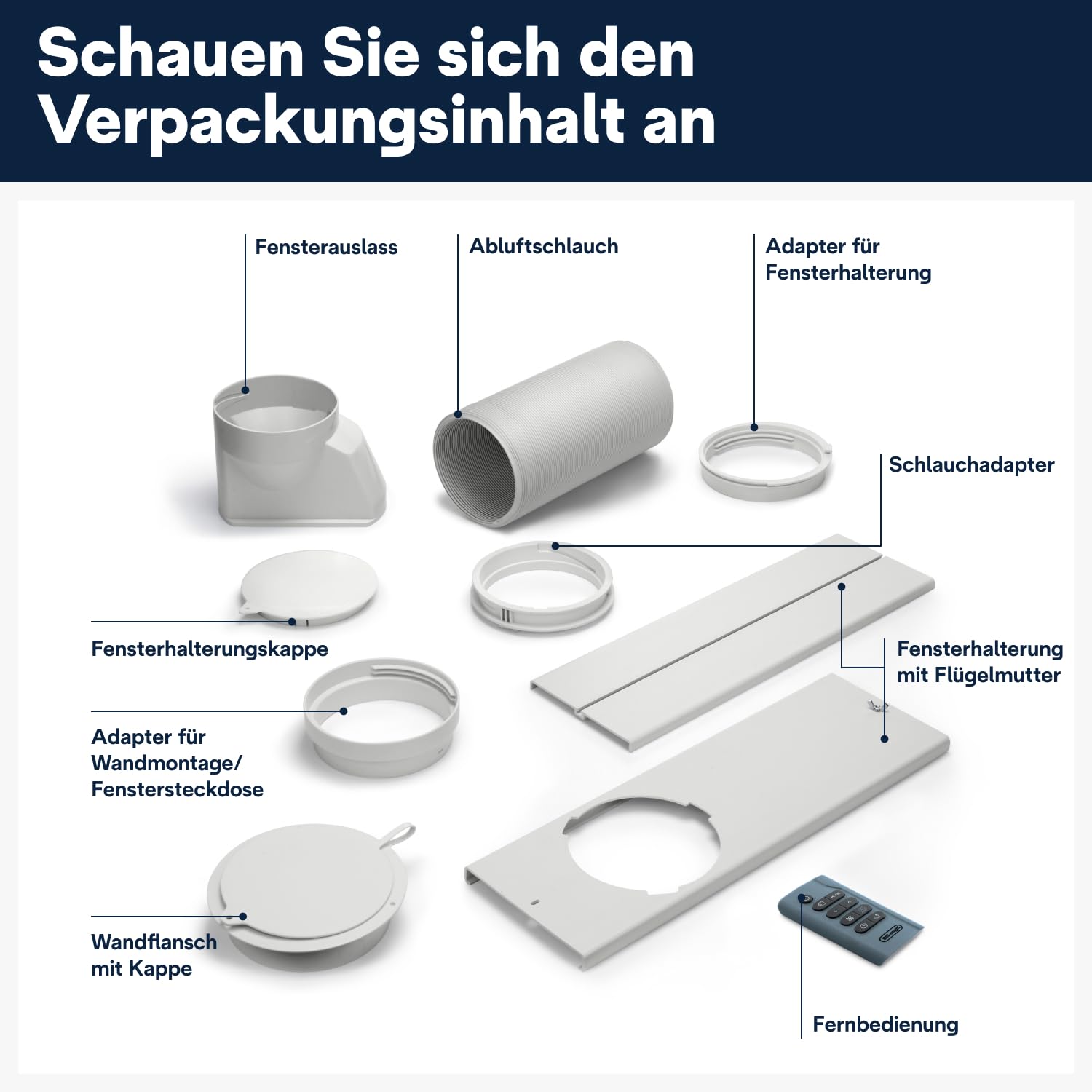 De'Longhi Pinguino PAC EX105 Mobiles Klimagerät mit EcoRealFeel-Technologie, 10.000 BTU/h, für Räume bis 100m³, Entfeuchtungs- & Ventilationsfunktion, 24h-Timer, Energieeffizienzklasse A+++, Weiß