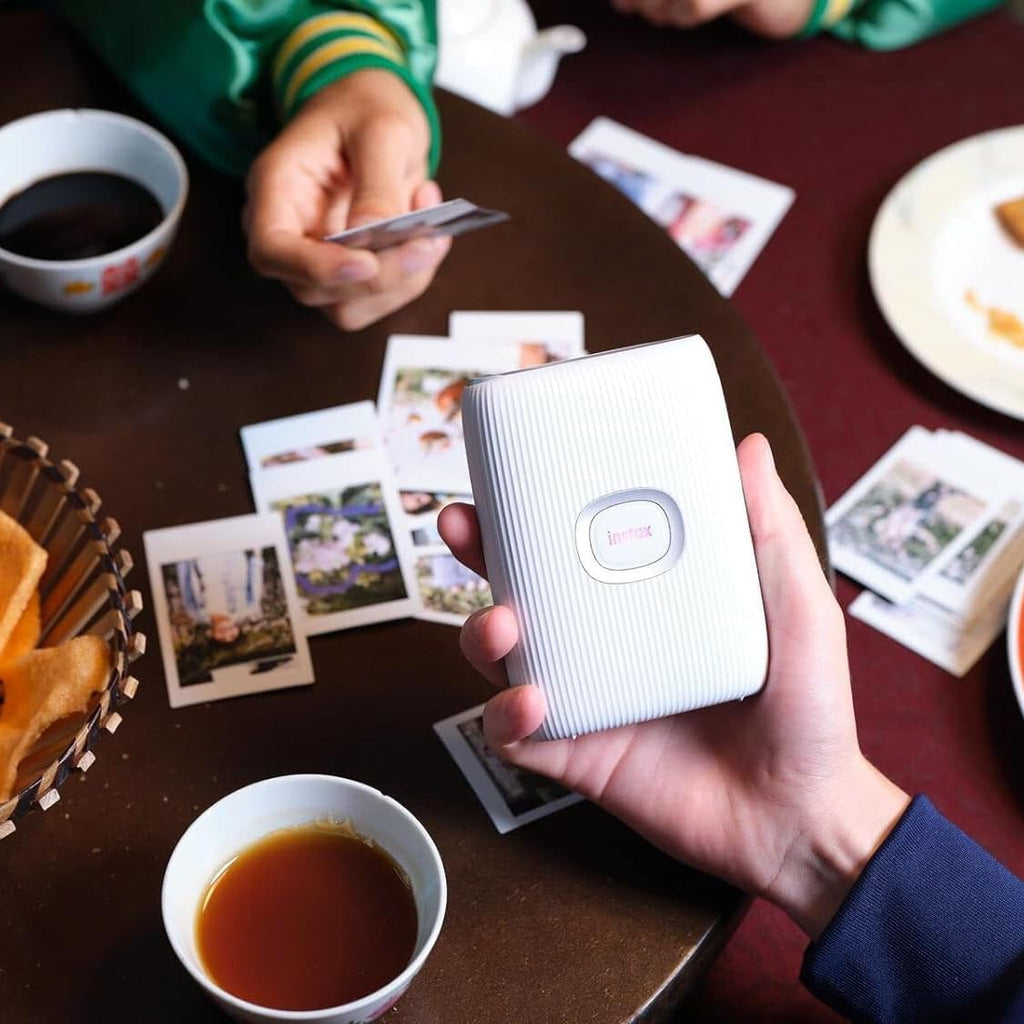 INSTAX Mini LINK2 Smartphone Printer, Clay White, Kompakt