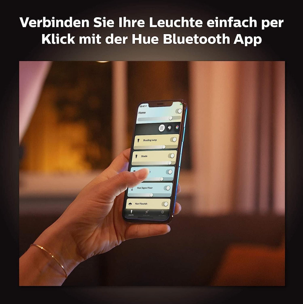 Philips Hue White Ambiance Pillar 1er Spot Erweiterung, inkl. GU10 LED-Lampe, steuerbar via App, kompatibel mit Amazon Alexa (Echo, Echo Dot), weiß, neue Generation