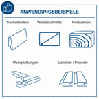 Scheppach Kappzugsäge HM216 Kappsäge Gehrungssäge mit Laser | Sägeblatt Ø 216mm | 2000W Leistung | Drehtisch mit Schnellarretierung | inkl. 2 Sägeblatt (HM216)