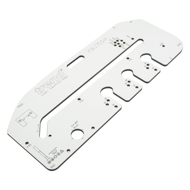 Trend KWJ700/A Küchenarbeitsplatten-Frässchablone, 700 mm, für Mason-Mitred Verbindungen, Laminat & Massivholz, KWJ700/A