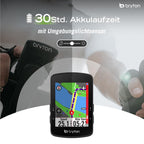 Bryton Rider S510 Sensor-Bundle 2,8-Zoll-Farb-LCD-Touchscreen GPS-Fahrradcomputer, Offline-EU-Karte, kompatibel mit Fahrrad-Radar, 30 Stunden Akkulaufzeit
