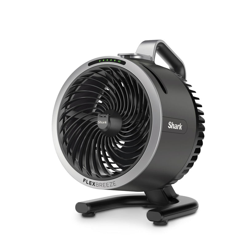 Shark FlexBreeze HydroGo – Leistungsstarker Nebelventilator, Kühlung im Innen- und Außenbereich, Leise und langlebig, Mit und ohne Kabel, Kompakt und Leicht, 5 Geschwindigkeiten, Anthrazit FA050EU