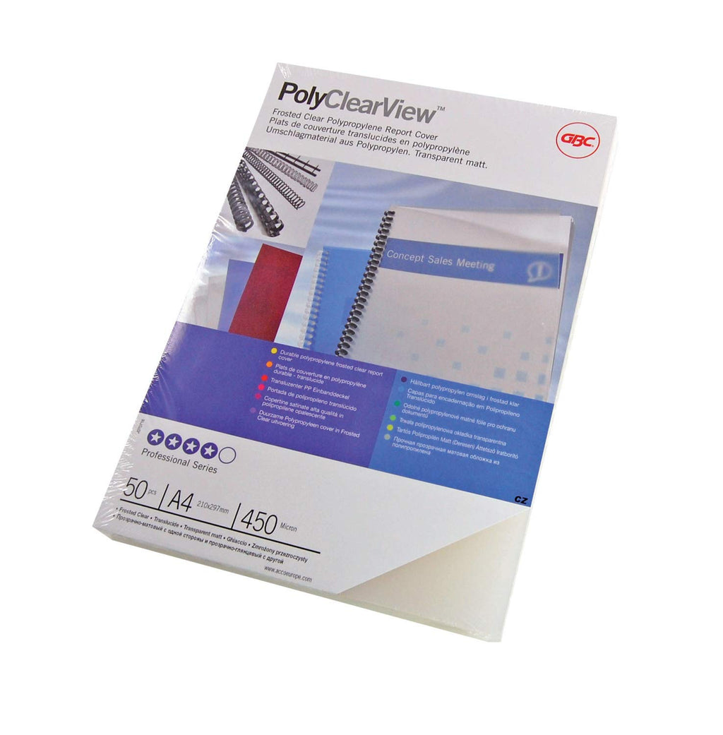 PolyClearView Abdeckfolie, 50 Stück, 450 Micron, klar