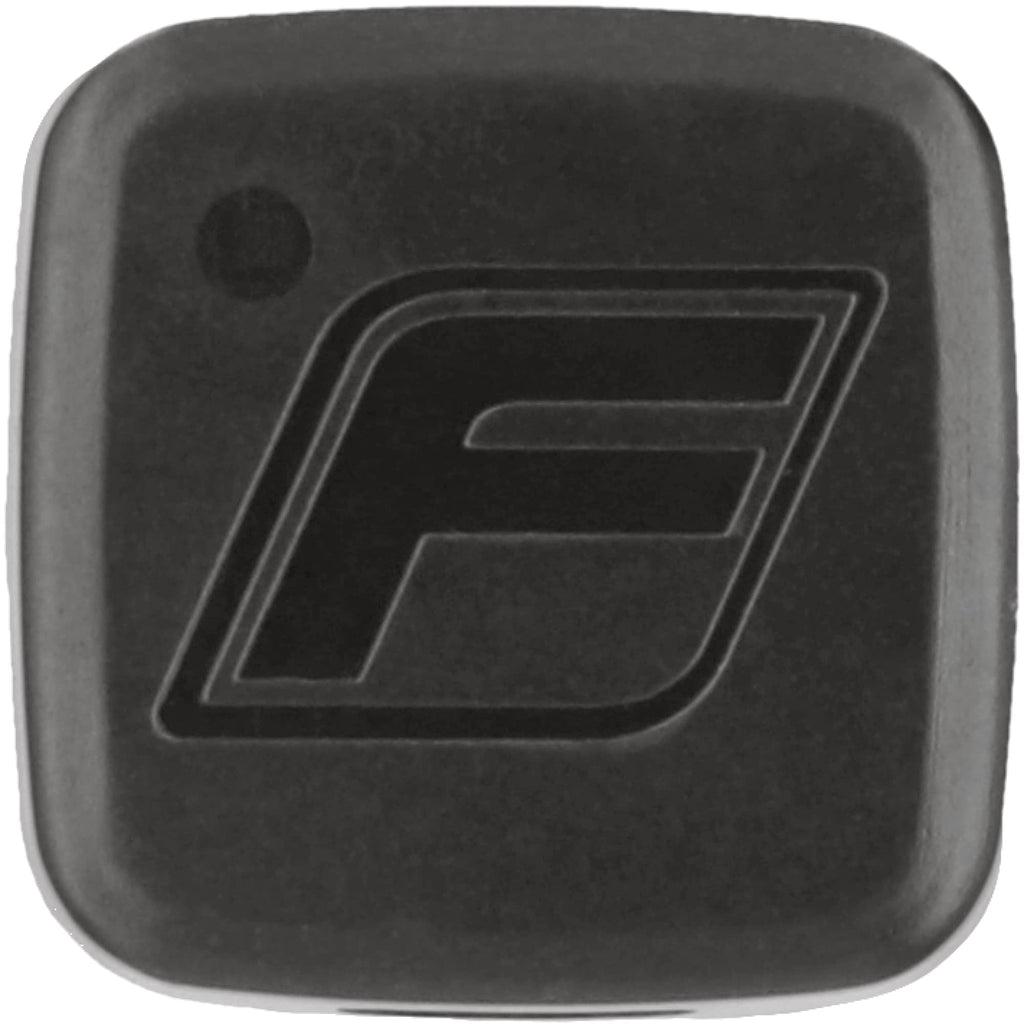 FISCHER Crash-Sensor FIND.U, Sturzmelder, 2,5 x 2,5 cm, USB-Ladefunktion, Alarm-LED und Status-LED, aus Kunststoff, mit Lithium-Ionen-Akku, Befestigung mit 3M-Klebepad, für Fahrrad, Skifahren & Reiten