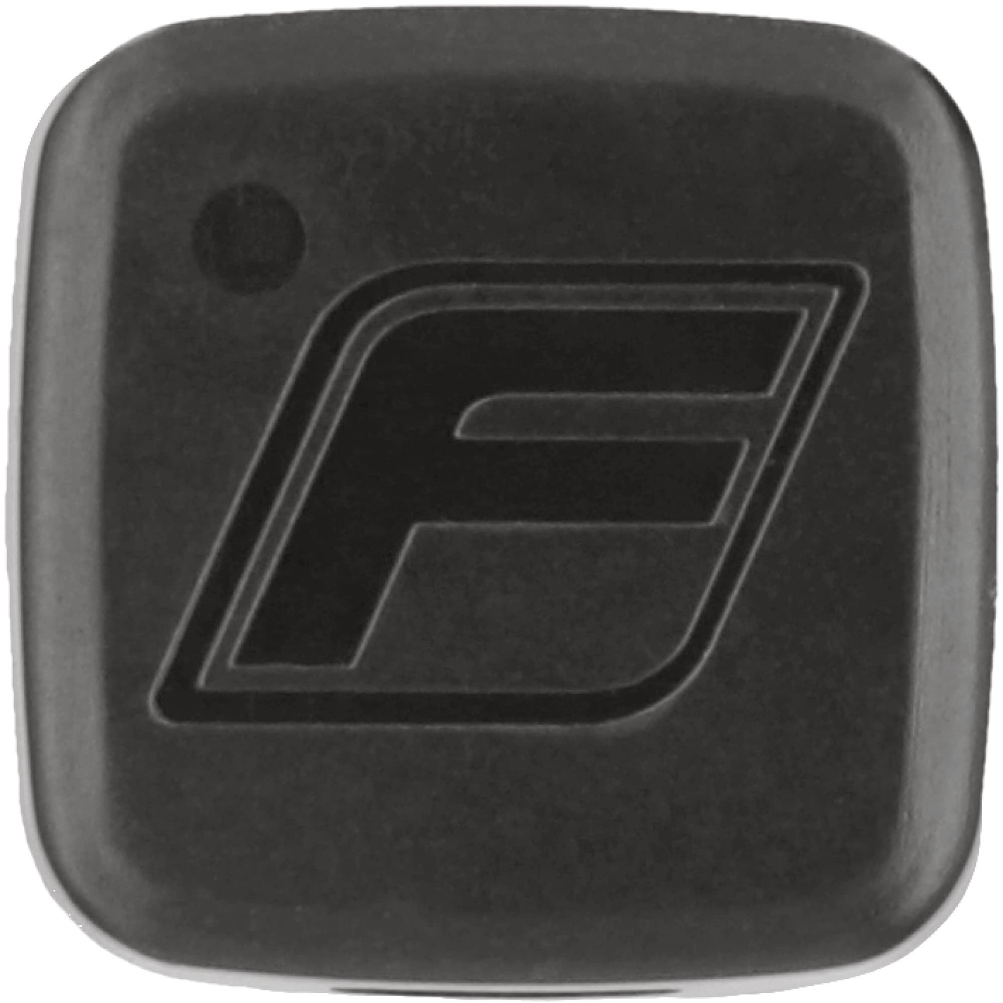 FISCHER Crash-Sensor FIND.U, Sturzmelder, 2,5 x 2,5 cm, USB-Ladefunktion, Alarm-LED und Status-LED, aus Kunststoff, mit Lithium-Ionen-Akku, Befestigung mit 3M-Klebepad, für Fahrrad, Skifahren & Reiten
