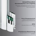 ELEGANT Design Flach Heizkörper 1600 x 539 mm Weiß Badheizkörper Doppellagig Heizkoerper Vertikal Paneelheizkörper