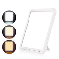 Azhien Tageslichtlampe 10000 Lux,Energy Sonnenlicht Lampe mit 3 Farbmodi,Tragbare Touch-Steuerung LED Vollspektrumlampe mit 5 Einstellbaren Helligkeiten,UV-Frei,CRI>90,Speicherfunktion&Timer
