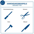 Scheppach Nass-Schleifsystem TIGER2500 mit Stahlgehäuse Nass-Schleifmaschine Nassschleifer | 200W Leistung | Schleifstein aus Edelkorund mit Ø250mm | inkl. Abziehpaste, Winkellehre, Schleifvorrichtung