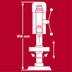 Einhell Säulenbohrmaschine TC-BD 630/1 (630 W, max. 60 mm Bohrtiefe, einstellbarer Bohrtiefenanschlag, max. 16 mm Bohrerdurchmesser)