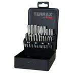 Terrax A245006 Gewindebohrersatz 21 teilig
