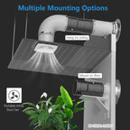 Hon&Guan 150 mm Rohrventilator Regelbar, 587 m³/h Rohrlüfter, Abluftventilator mit Stecker Upgrade Controller, Kanalventilator für Badzimmer Wintergarten, Growzelte, Keller, Küche, Schwarz