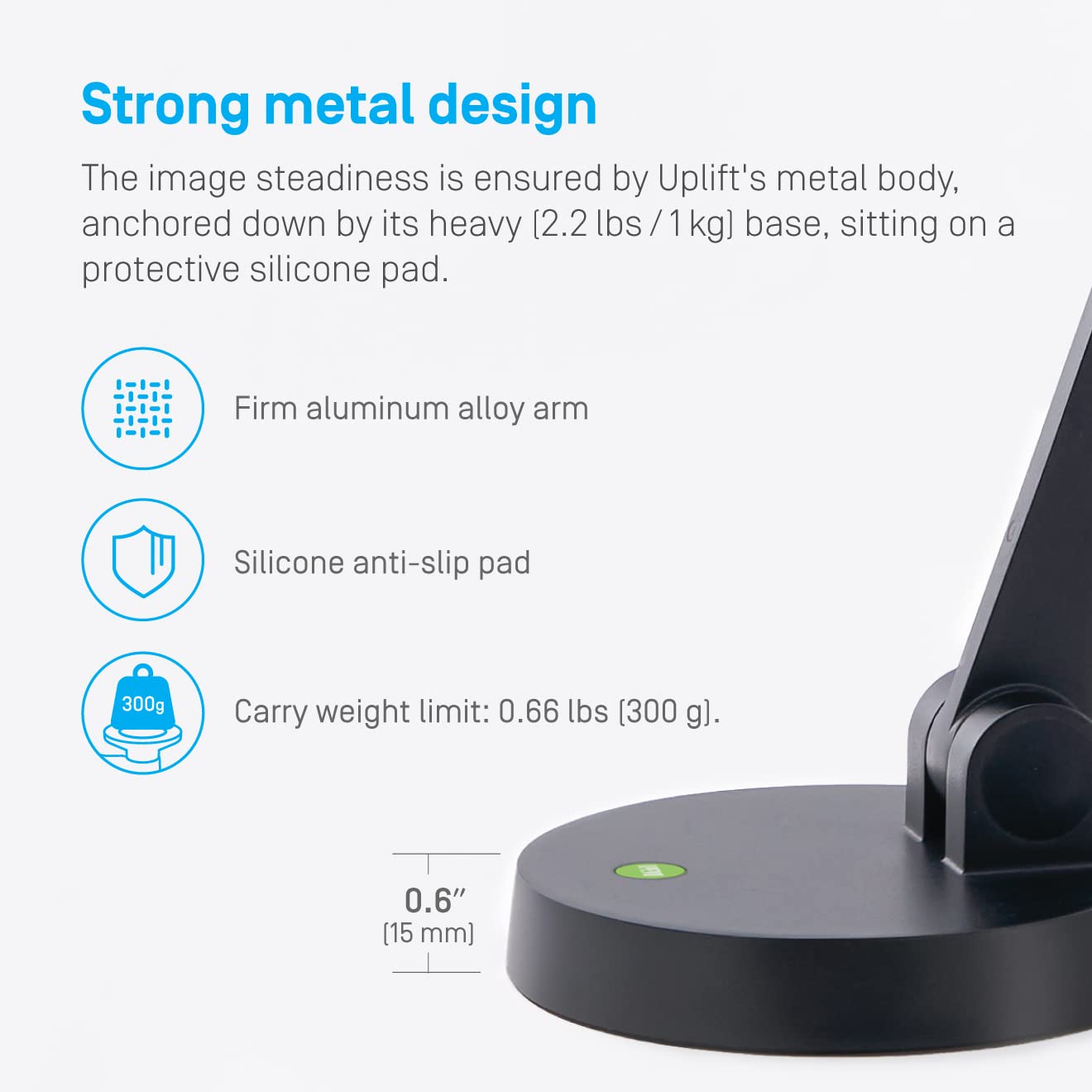 IPEVO Uplift Magnetic mehrgelenkiger Arm für iPhones der Reihe 12 und höher, mehrgelenkiger Telefonhalter für Videogespräche, Multi-Screen-Arbeitsbereich, online unterrichten und lernen Telefonständer