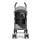 Kinderkraft Kinderwagen SIESTA, Leichte Reise Buggy, Verstellbare Rückenlehne, Liegeposition, Kleine Maße nach Zusammenklappen, Vergrößerbares Verdeck, Für ältere Kinder, bis 22 kg, Grau