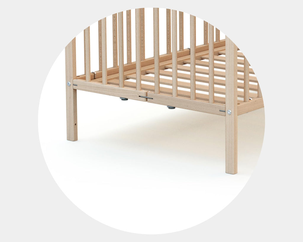 Webaby - Kinderbett, zusammenklappbar, 60 x 120 cm