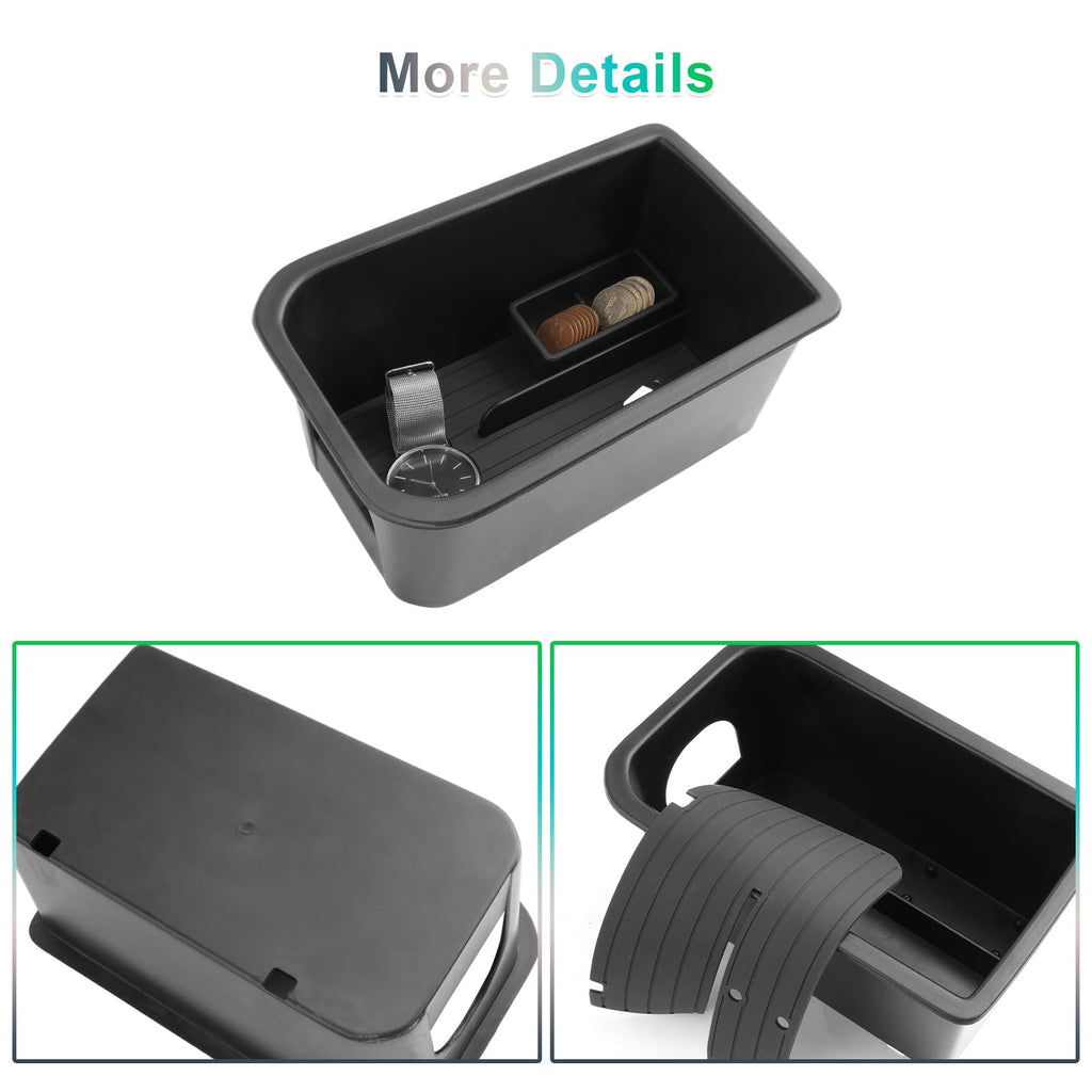 GAFAT Kompatibel mit Neu Cupra Terramar 2025 2026 Mittelkonsole Aufbewahrungsbox, Armlehne Organizer Ablagen für Terramar VZ 2.0/1.5 Hybird VZ, mit Silikon-Münzbox und Gummimatte