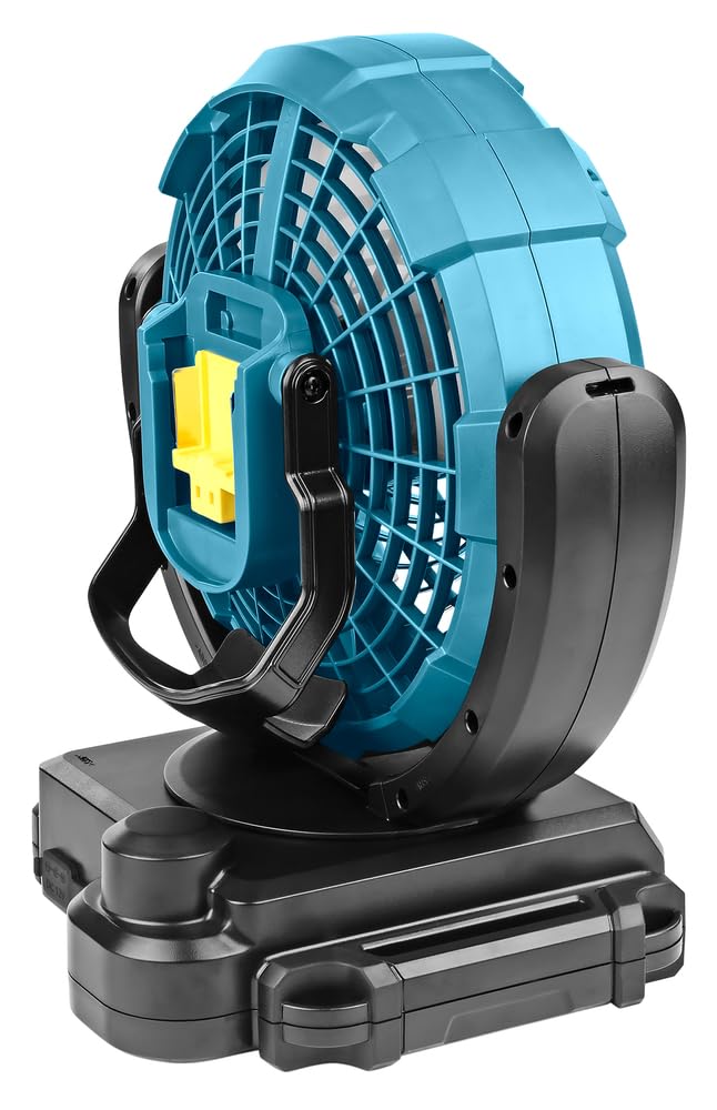 Makita DCF102Z Akku Lüfter 18 V (ohne Akku, ohne Ladegerät), Blau, 101