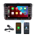 High Power Autoradio mit Wireless Carplay Android Car für VW Golf 5 6 Polo T5 Skoda Passat Jetta Caddy, 7 Zoll IPS VW Radio mit Bluetooth/FM/AM/USB/DSP/EQ Lenkradsteuerung