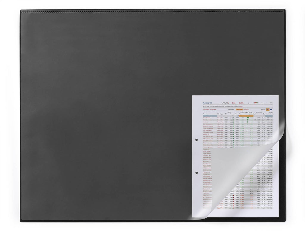 Durable Schreibunterlage (mit Kantenschutz, 650 x 500 mm) schwarz, 729301